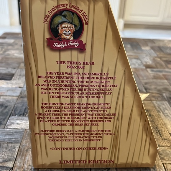 Teddy Roughrider 100th Anniversary of the Teddy Bear Limited Edition Bear - Picture 7 of 10